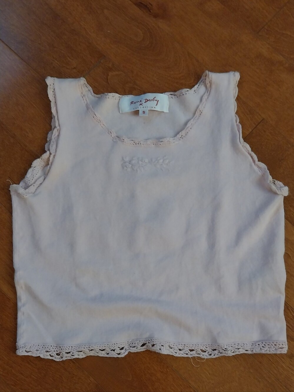 🌷🪷 Trim Sleeveless Top in Light Pink